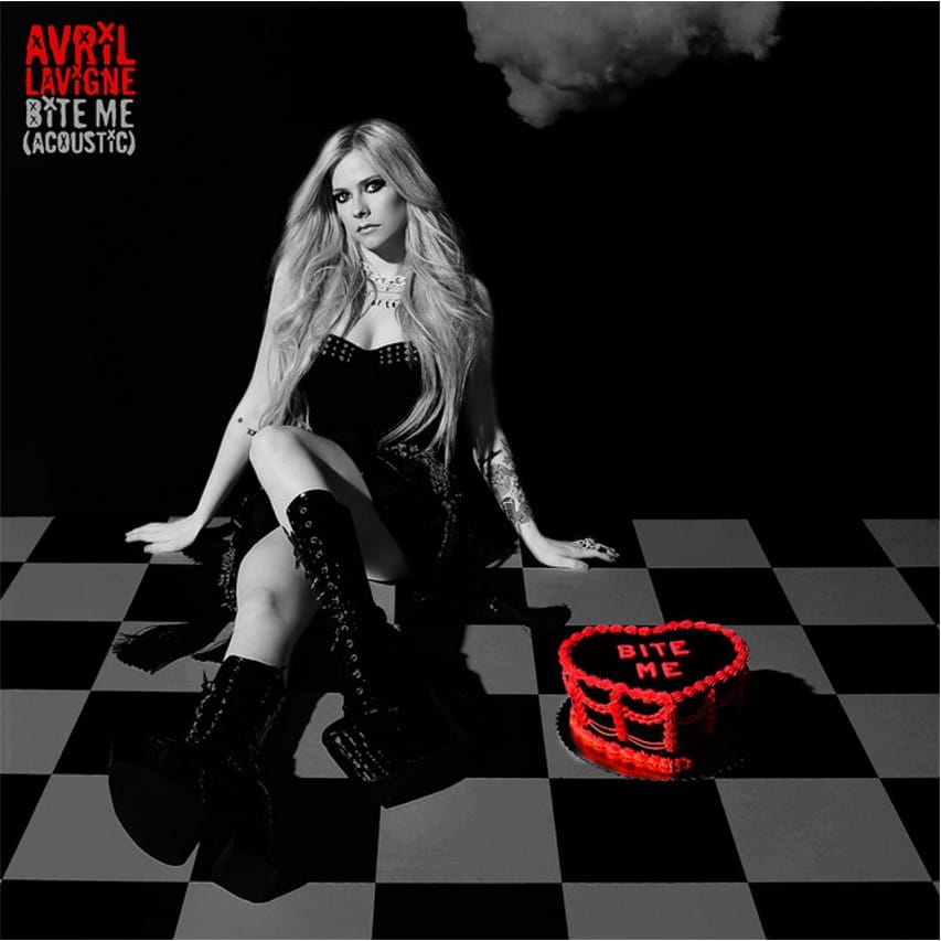 Avril Lavigne lança a versão acústica de "Bite Me" 