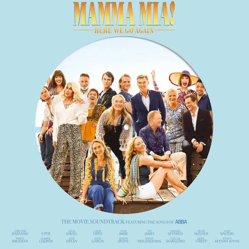 Trilha sonora de "Mamma Mia" será lançada em picture disc 