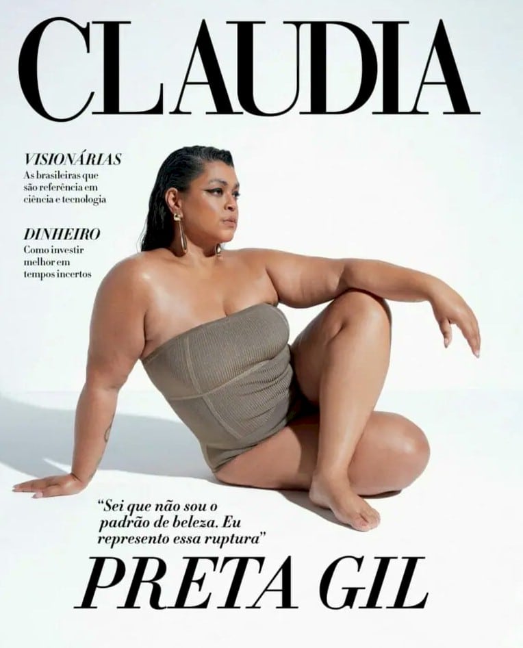 Preta Gil estampa capa de famosa revista feminina do Brasil